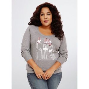 Torrid Lipstick Pullover
